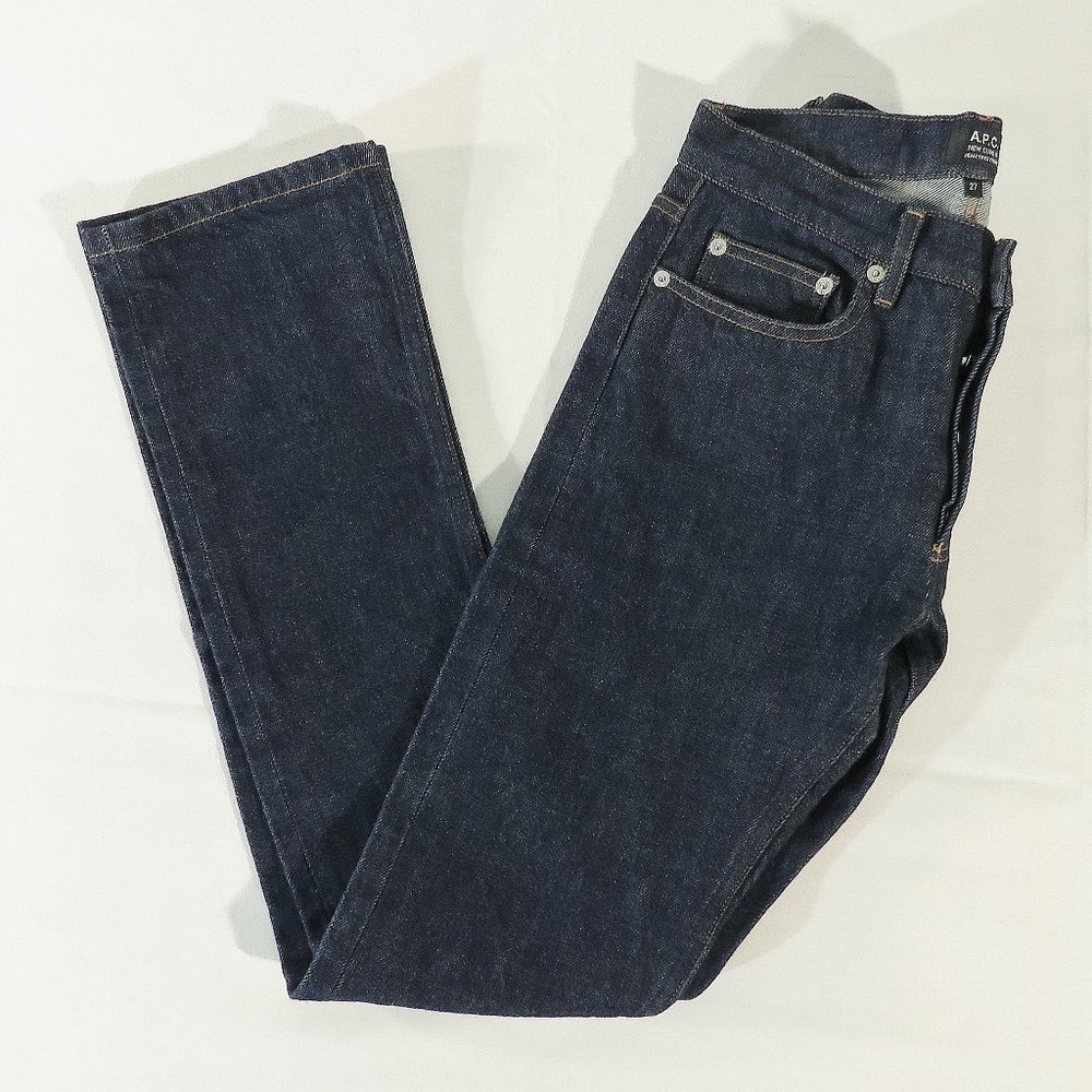 NWOT A.P.C. New Cure H Jean Tres Etroit Mens 27 (Actual 27.5x32) Raw Denim Jeans